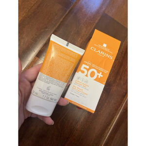 CLARINS Dry Touch Facial Sunscreen - Broad Spectrum SPF 50+ (1.7oz) New